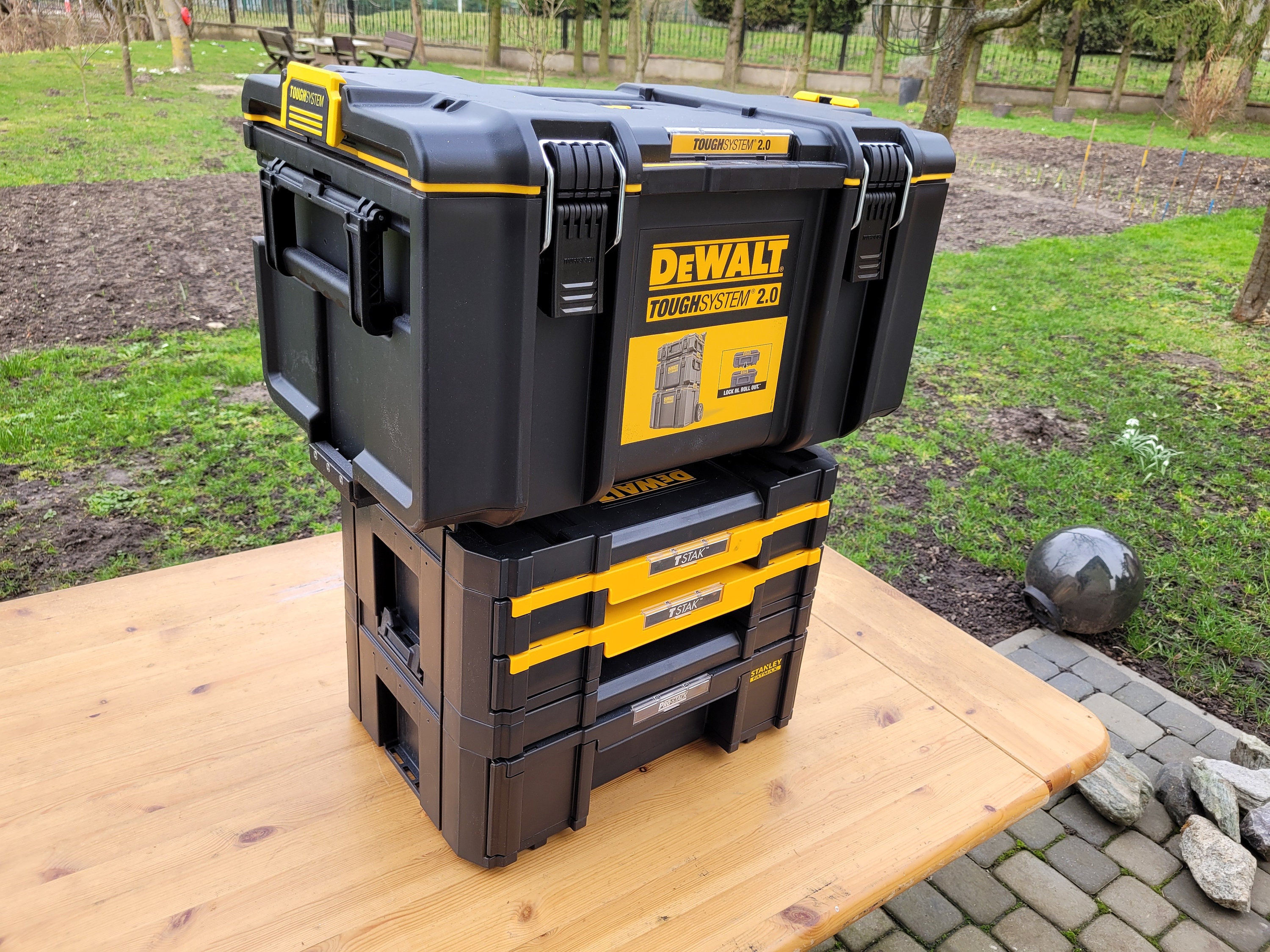 Dewalt Tstak and Stanley Fatmax to Dewalt Toughsystem 2.0 and 1.0