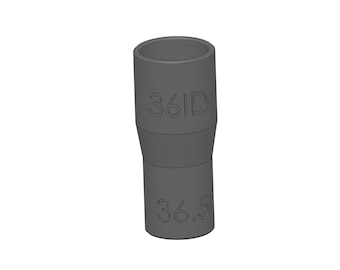 Vacuum Adapter 36.5mm to 36mm 36.5EX 36ID – Dust Collector Hose Fitting for Shop Vacs, Table Saws, Woodworking, Miter Saws, Dust Extraction