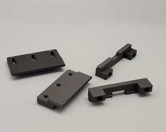 Dewalt Tstak en Stanley Fatmax naar Dewalt toughsystem 2.0-adapter (gescheiden boven- en onderkant met Tstak en Fatmax bovenop)