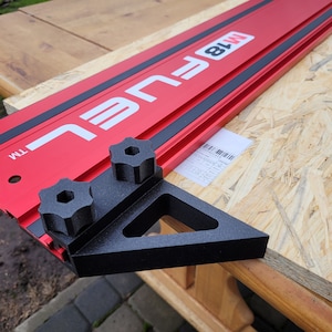 Track rail square fence for Milwaukee M18 rails