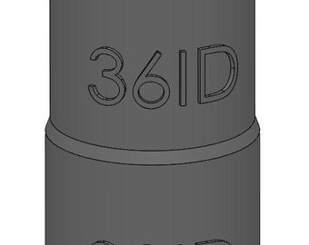 Adapter für Staubsauger 38mm auf 36mm 38ID 36ID - Staubsauger-Schlauchzubehör für Werkstatt-Sägen, Tischkreissägen, Gehrungssägen, Staubabsaugung