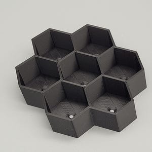 6 x 18 x 13ml Flaschen - Farbbox für die Wand | Citadel kompatibler Organizer für Hobby & Miniaturfarben