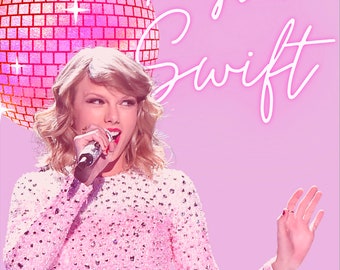 Taylor Swift Pink Print