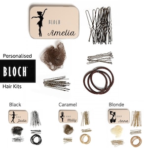 Personalised Bloch Hair Kit Gift for Dancer Ballerina Ballet  Dance Show Competition
