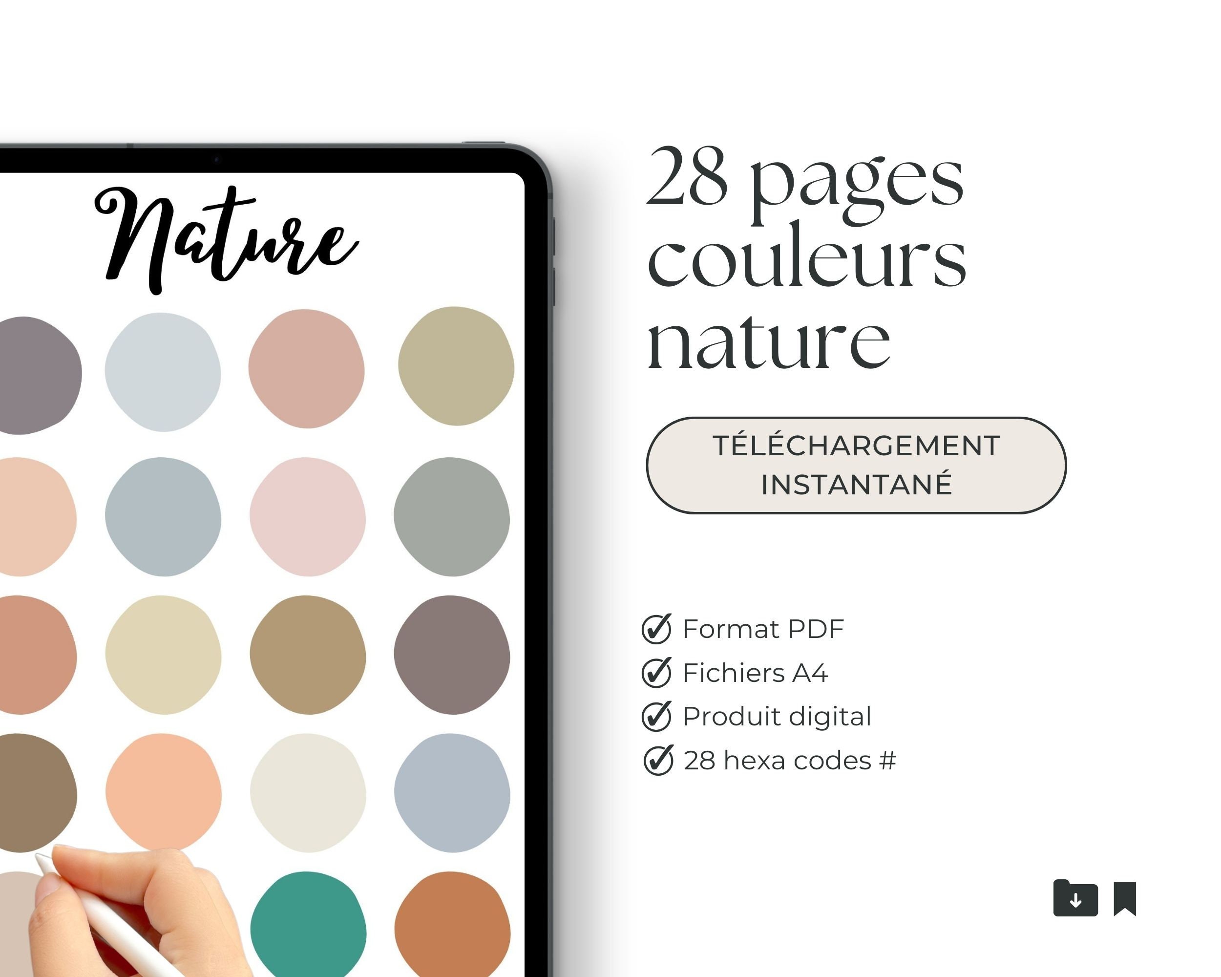 Nature 30 Colors Digital File Nature Color Palette Most Popular