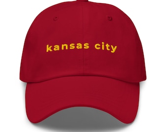 Kansas City Embroidered Hat | Minimal Neutral Cap