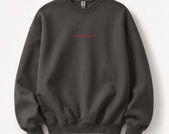 Geborduurd sweatshirt Columbus Ohio, minimalistische Ohio-ronde hals, vintage College-sweater, esthetische trui Midwest