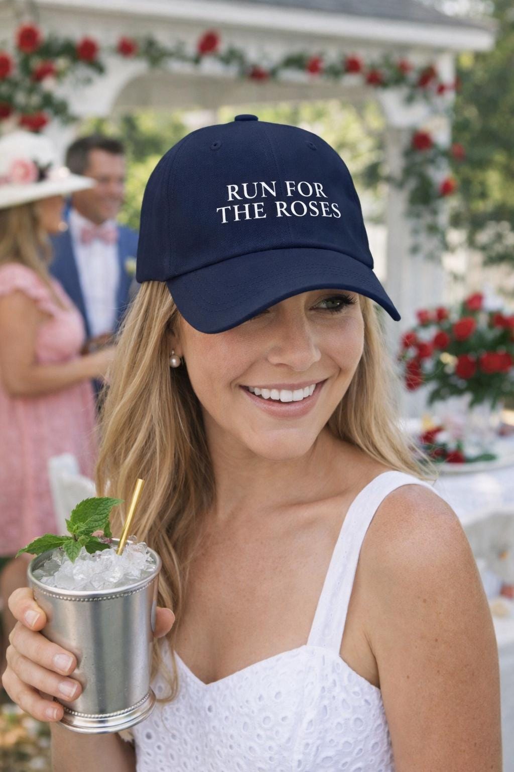 Run for Roses Hat - Etsy display picture 3