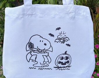 Spooky Snoopy Tote Bag