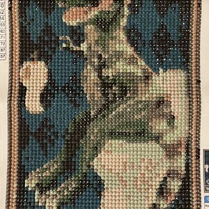 May include: A diamond painting of a person in camouflage clothing with the text "WELL, CRAP" at the bottom.