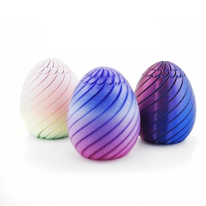 Egg Fidget, Twisty Shape Shifting Sensory Desk Toy, Easter Basket Stuffer