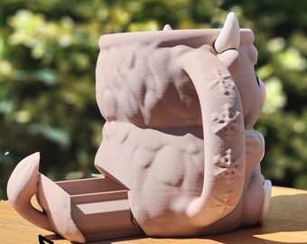 Soporte Para Pinta De Helado Con Forma De Vaca Highland - Aislante, Con Cajón Secreto Y Tapa, Ideal Para Regalo