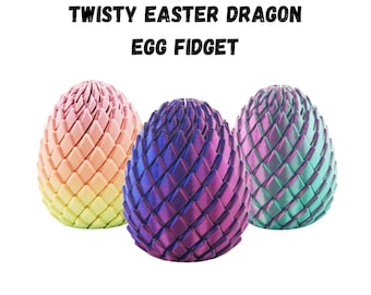 Dragon Egg Fidget Toy – Twisty Shape-Shifting Easter Egg