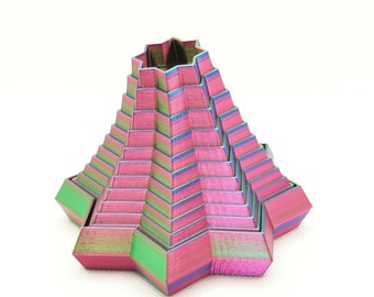 3D Printed Star Fidget Toy | Sensory Desk Toy, Recycled PLA