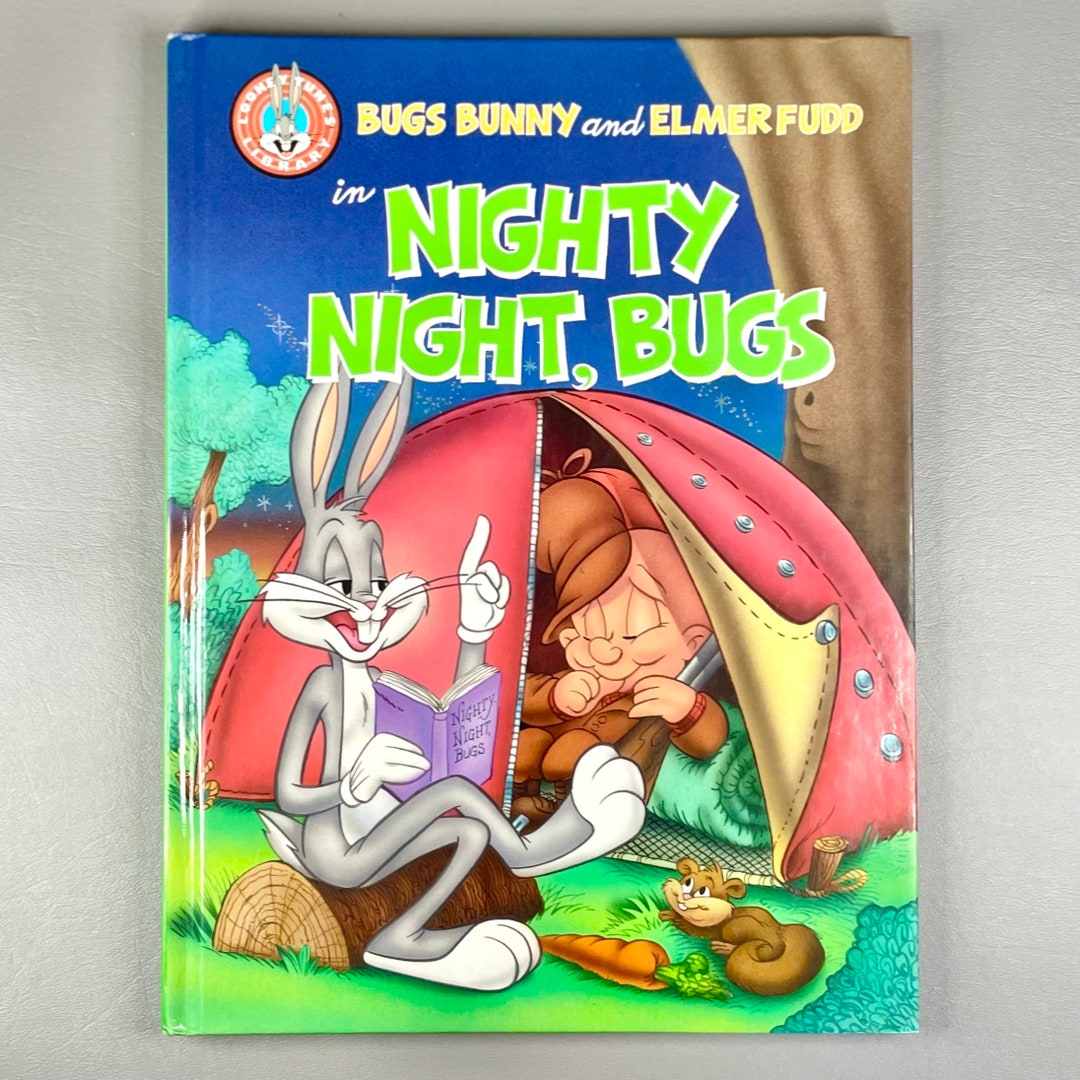 Vintage Book 1990 bugs Bunny and Elmer Fudd in Nighty Night Etsy