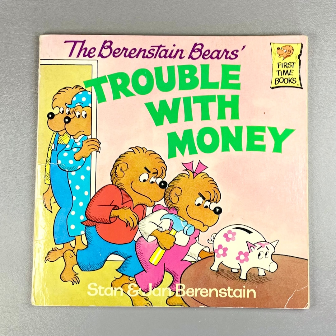 Vintage Book 1983 “the Berenstain Bears Trouble With Money”, Softcover ...
