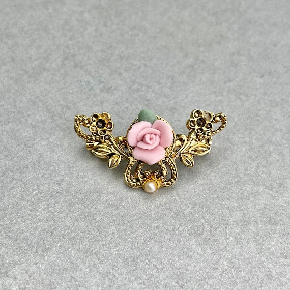 VINTAGE PEARL PIN MINI VINTAGE ROSE VINTAGE PEARL PIN MINI VINTAGE ROSE