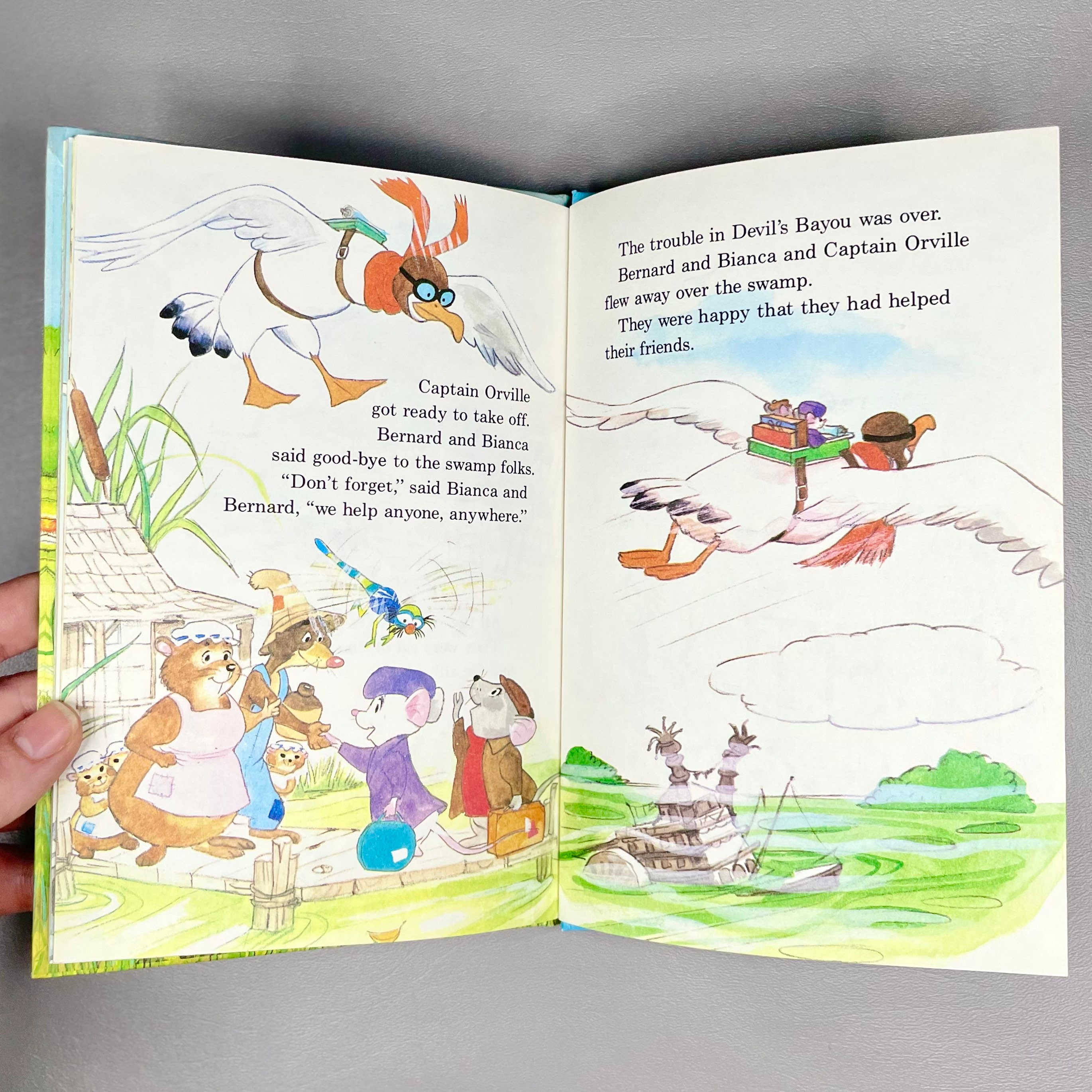 The Rescuers Book Devil Vintage