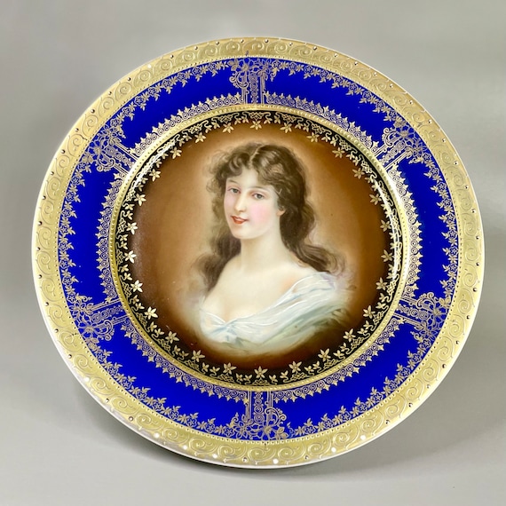 SÈVRES　セーヴル　キャビネットプレート　肖像画　アンティーク SÈVRES セーヴル キャビネットプレート 肖像画 アンティーク Yahoo