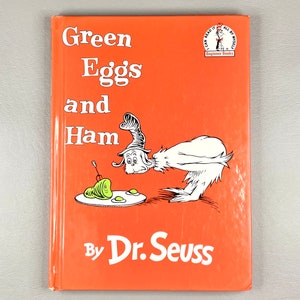 Vintage Buch 1988 “Grüne Eier und Schinken” Dr. Seuss, Hardcover Papier Kinder Literatur, Sammler Geschenkidee.