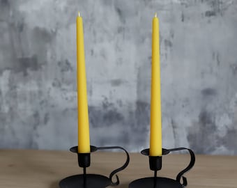 Taper beeswax candles | Pure Beeswax | Classic candle | Evening candle | Handmade | Wedding candles | Christening candles | Dipped Style