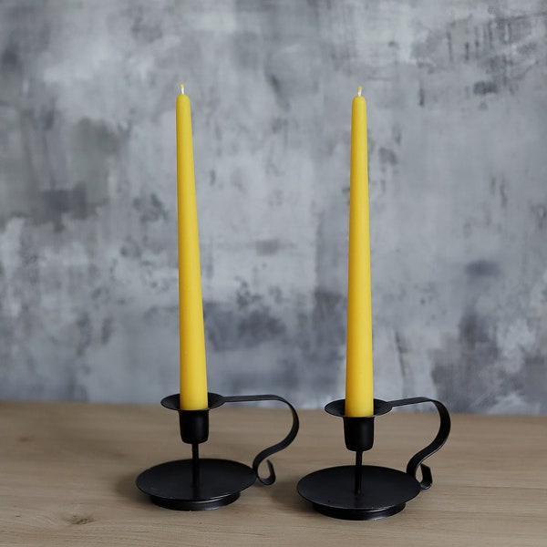 Taper beeswax candles | Pure Beeswax | Classic candle | Evening candle | Handmade | Wedding candles | Christening candles | Dipped Style