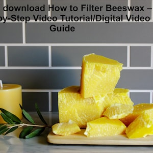 How to Filter Beeswax at Home | Beeswax Rendering & Cleaning Video Tutorial - woodworker, beekeeper, metalworker, candle maker