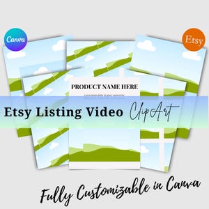 Etsy Listing Video for Clipart