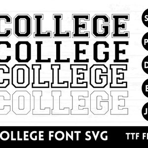 College Font, Jersey Font Svg, Varsity Font Svg, Outline Font, Sports Letters,Sport Font, Bold Font, Cricut Font, Sports Svg Alphabet