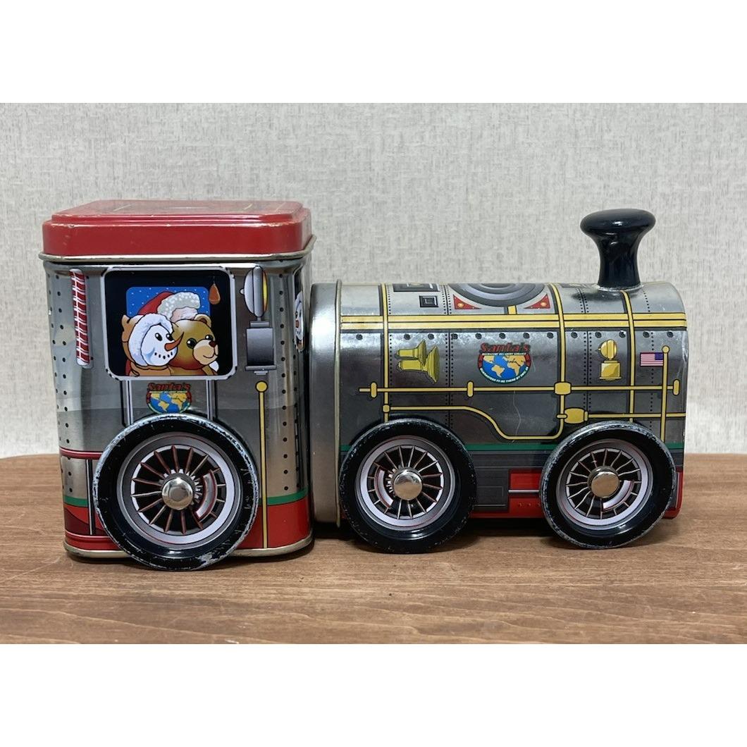 スノーフレーク鉄道列車缶コレクションクリスマスギフトティンボックス