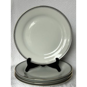 P.T. Porzellanfabrik Tirschenreuth Bavaria Germany 4 Salad Plates Excellent Vtg