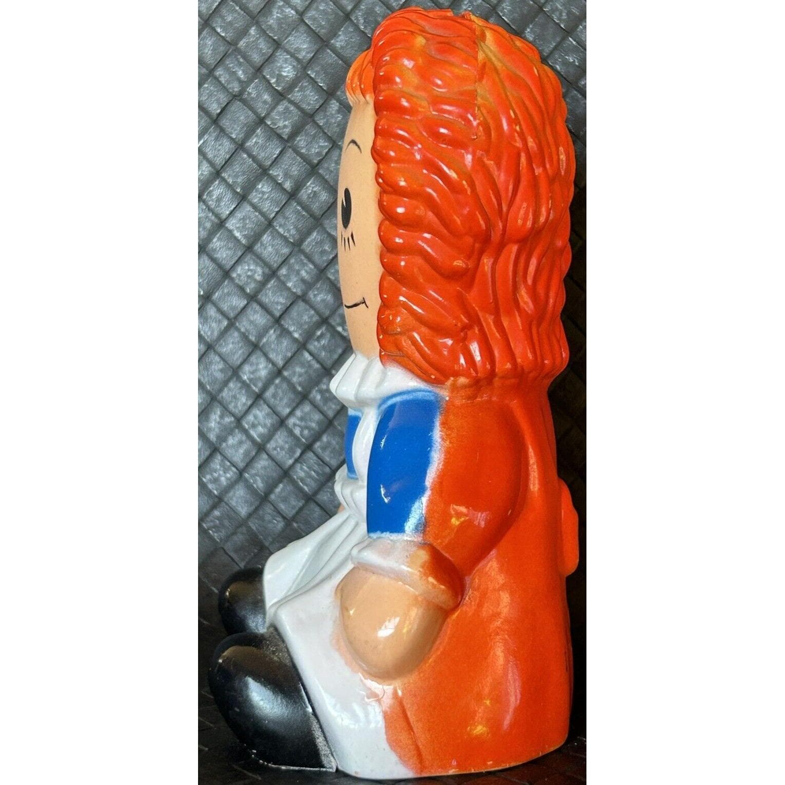 Vintage Raggedy Ann Plastic Piggy Bank - Etsy