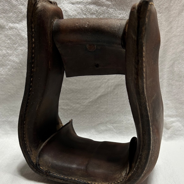 Antique Wood Stirrup Etsy