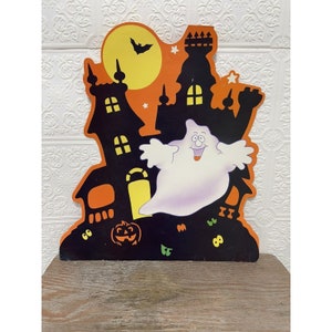 Hallmark Ghost Die Cut Paper Decoration Vintage 1993