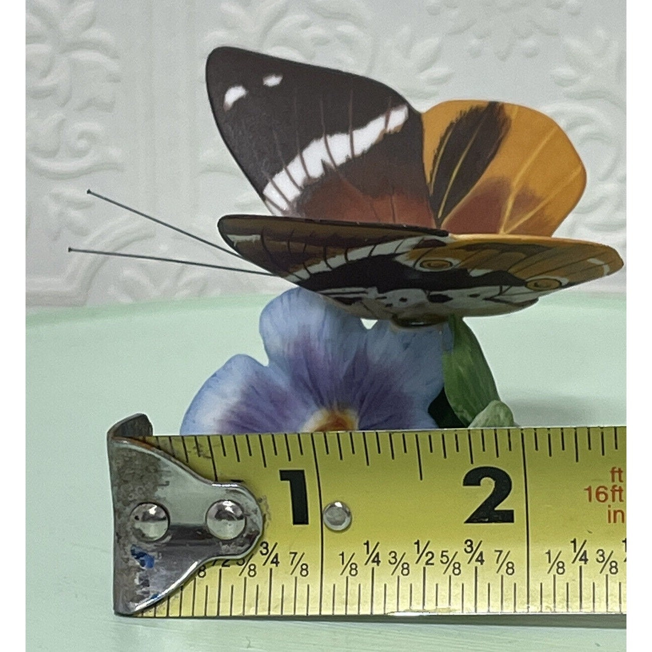 アイドル [MINYYUNY] Flower Butterfly Black/Brown Franklin Mint Butterfly Butterflies of the World Tufted Jungle
