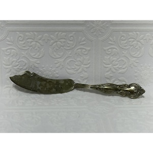 Antikes versilbertes Silberblech Master Buttermesser
