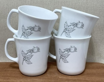 マグカップ コレール オールドタウン ブルー コーヒーカップ：フックハンドル