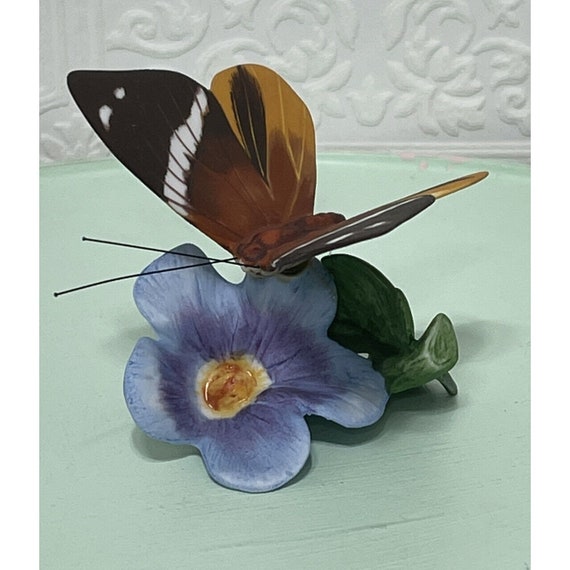フランクリン・ミント 世界の蝶 磁器製塑像コレクション 3点セット