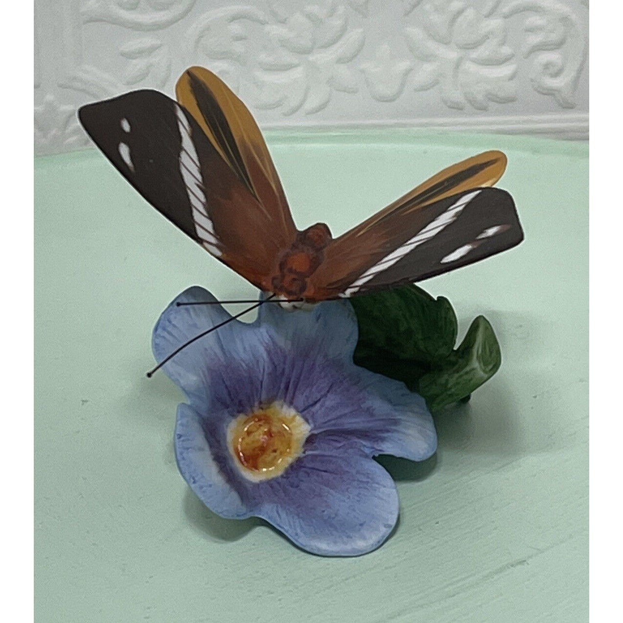 Franklin Mint Butterfly Butterflies of the World Tufted Jungle