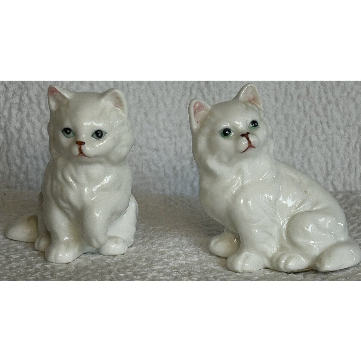 猫の置物 2体セット 陶器製 ヴィンテージ 1983 エネスコ 磁器製 子猫の置物 - 2個セット - Etsy 日本