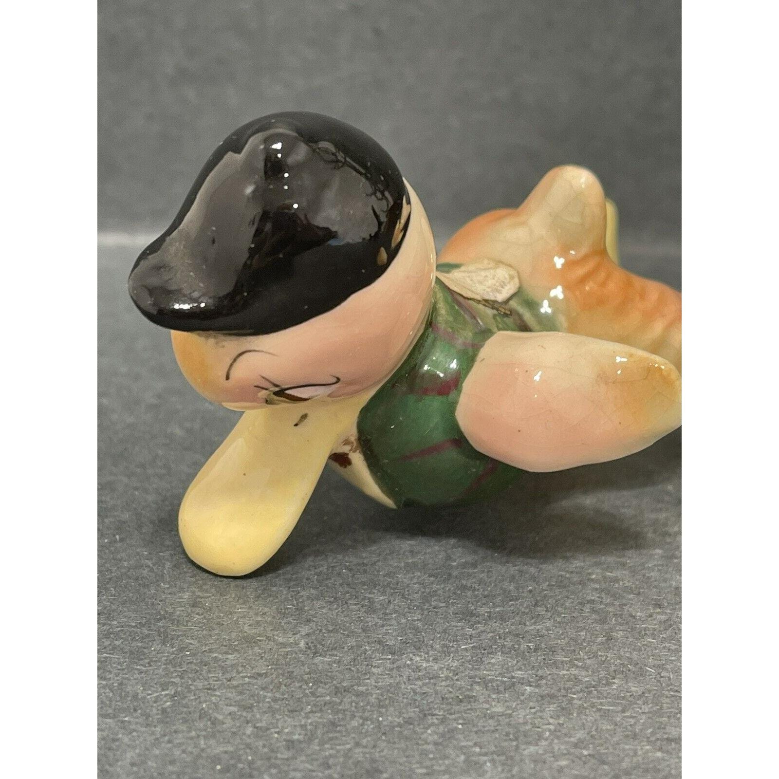 ヴィンテージ　陶器製アヒルの置物5体セット ヴィンテージ 陶器製アヒルの置物5体セット アンティーク雑貨