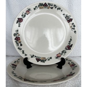 Corelle Garden Home Set Of 2 Dinner Plates 10 1/4”W Very good used condition