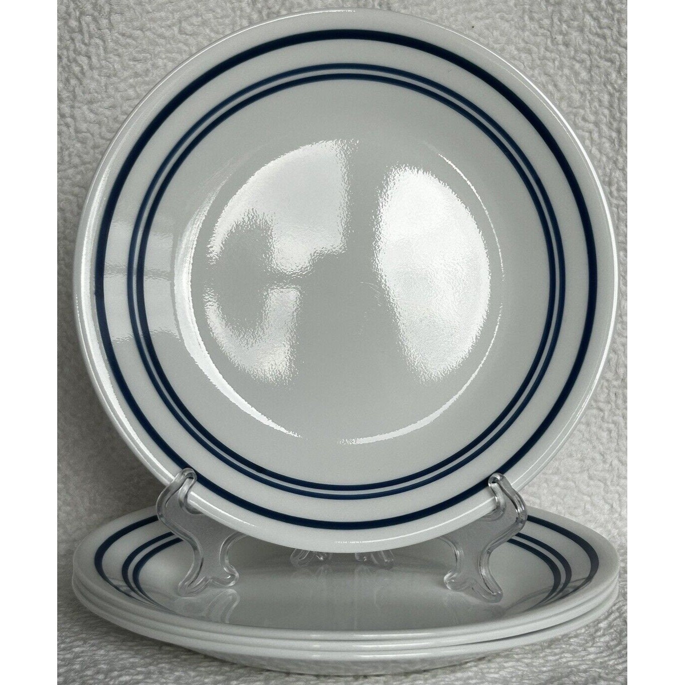 Dinner Plates Corelle Cafe Blue Set Of 3~Corelle®️By Corning