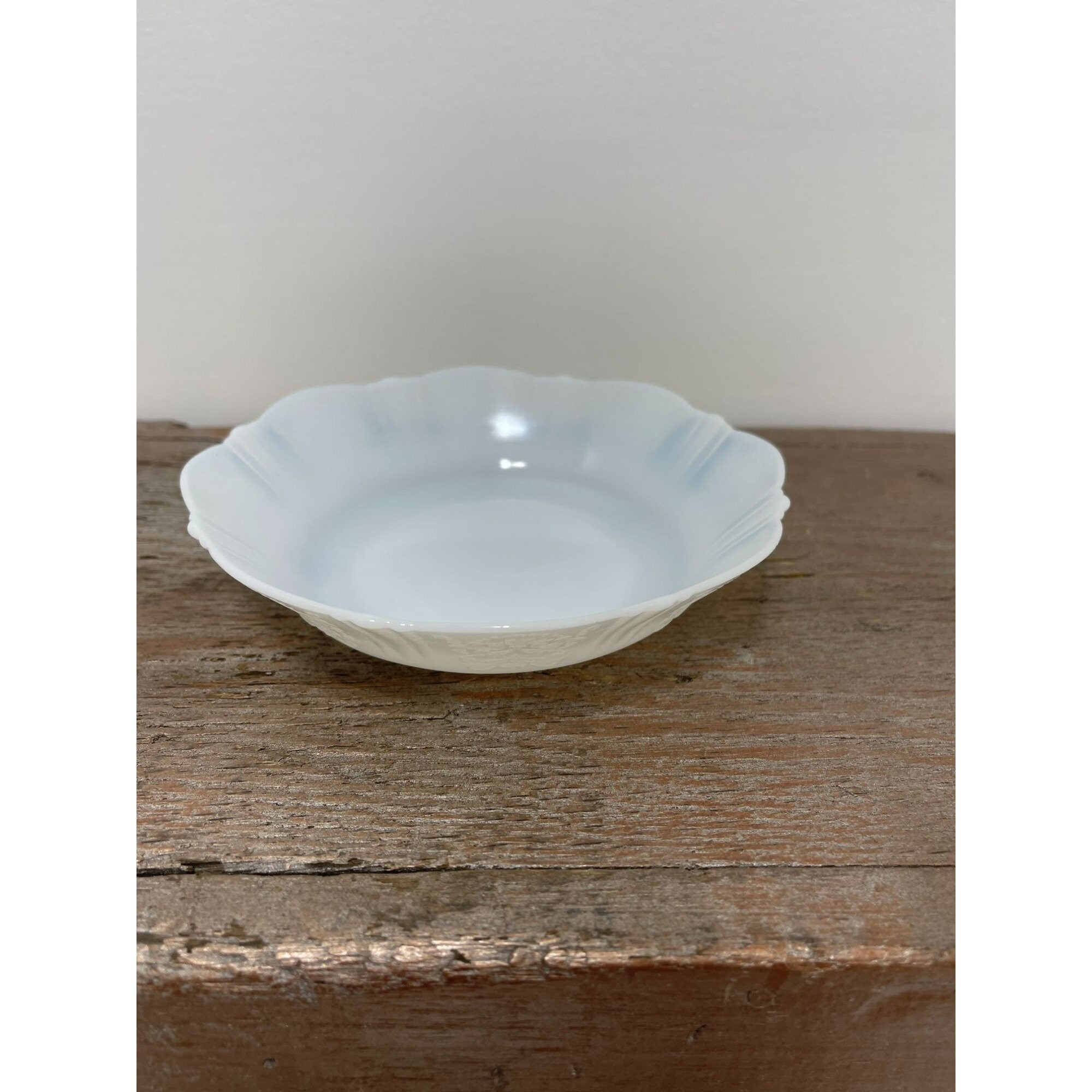 マクベスエバンス パステルバンド ベリーボウル 約90年前のUSA食器