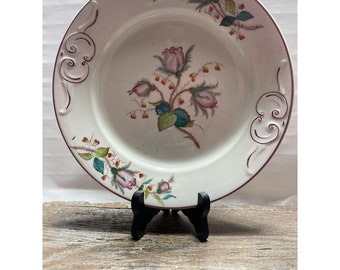 Moss Rose Ironstone 1890 - 1920 PLATO DE CENA Hermosa pieza Cottagecore