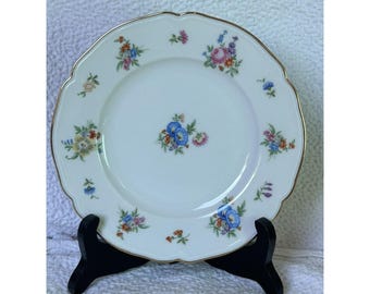 Assiette à Dîner Hutschenreuther Leonard Paris Bénarès 10 1/4" - Modèle 1994 Signé - Occasion Vintage
