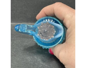 フェントンブルー オパールセント ホブネイル ガラス クルエット