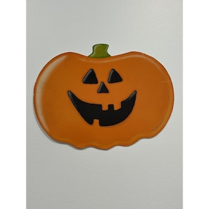 Hallmark Halloween Die Cut Jack O Lantern Dynia Dekoracja Vintage