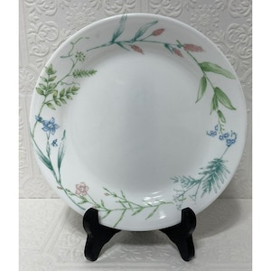 Corelle Corning My Garden Inch Salad Bread Plate White With