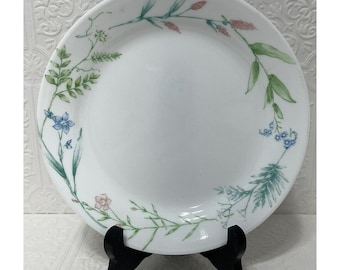 Corelle Corning My Garden 7 inch saladebroodbord wit met bloemenrand